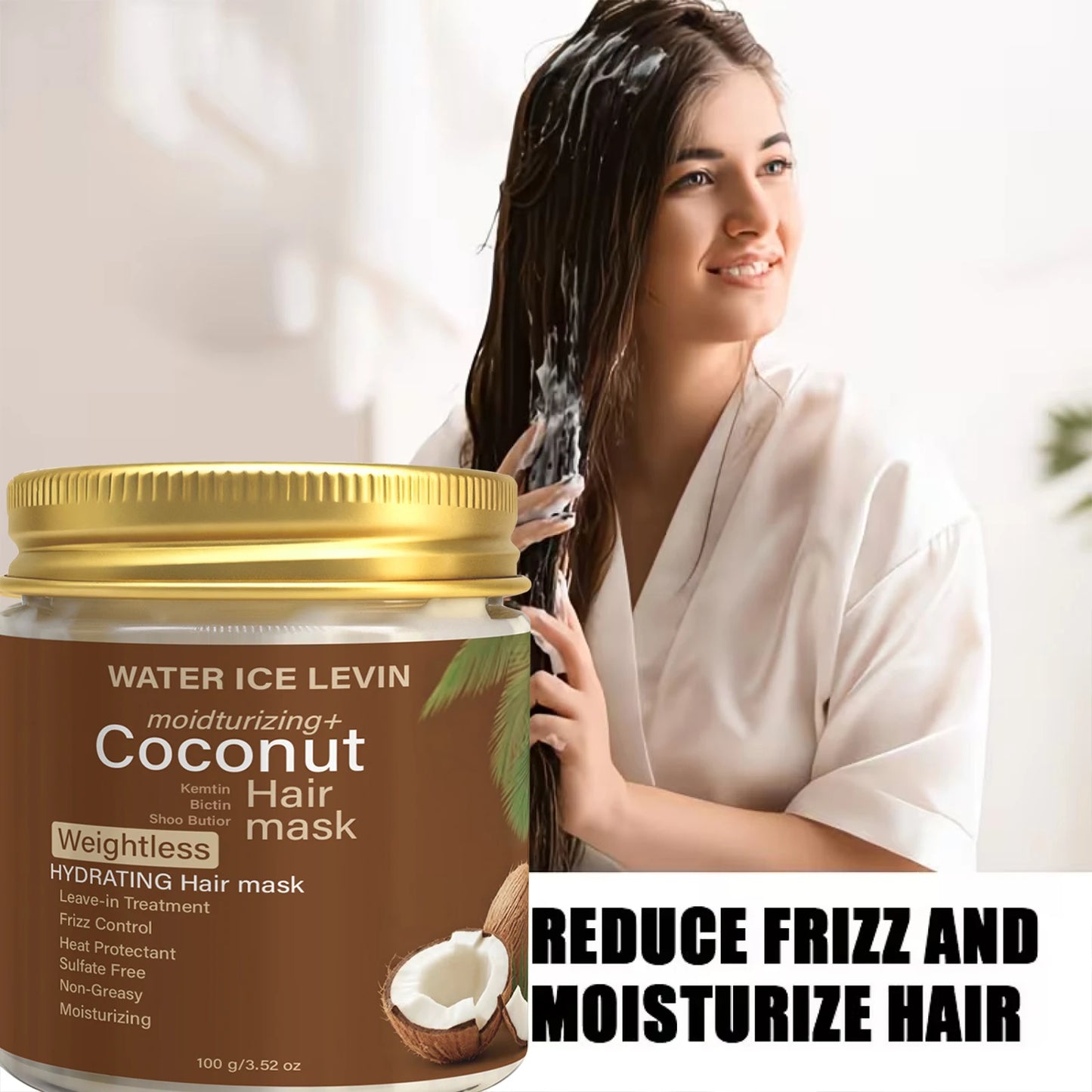 Sulfate-Free Coconut Hair Mask – Moisturizing Treatment