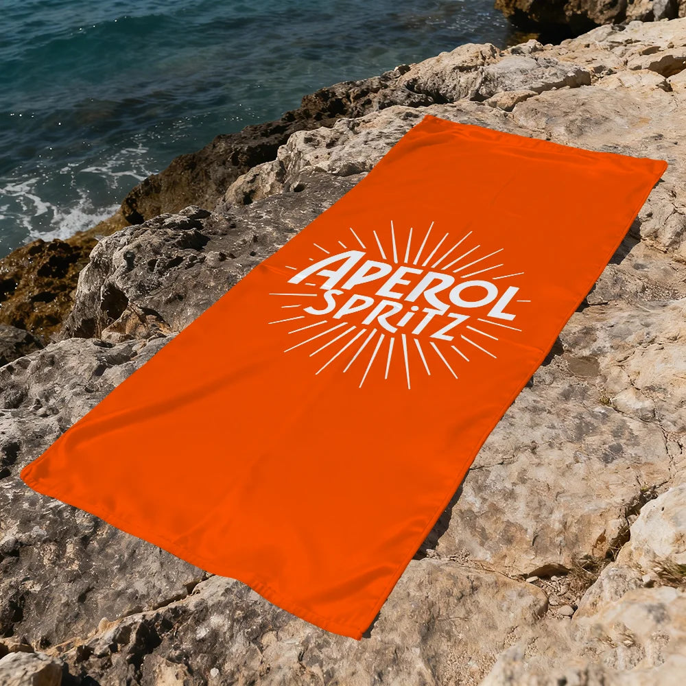 Orange Quick-Dry Beach Towel | Soft Pool & Travel Towel