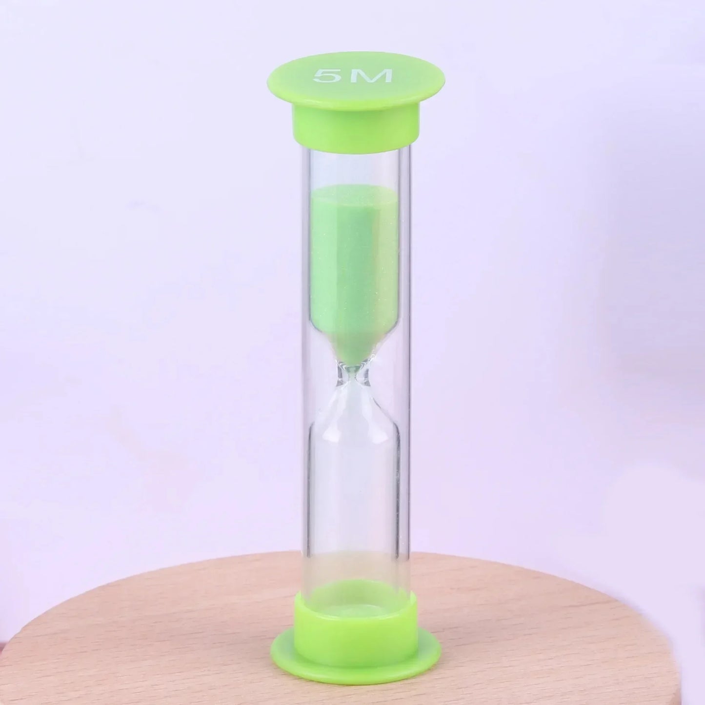 Colorful Hourglass Sand Timer Set – 6 Pieces, 30s–10 Min