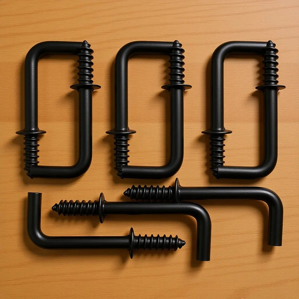 100Pcs Mini Right Angle Screw Hooks L Shape Self-Tapping Steel Hooks for Walls Decor Hanging Frames Artwork Jewelry Secure Peaceful Pleasures Health and Wellness