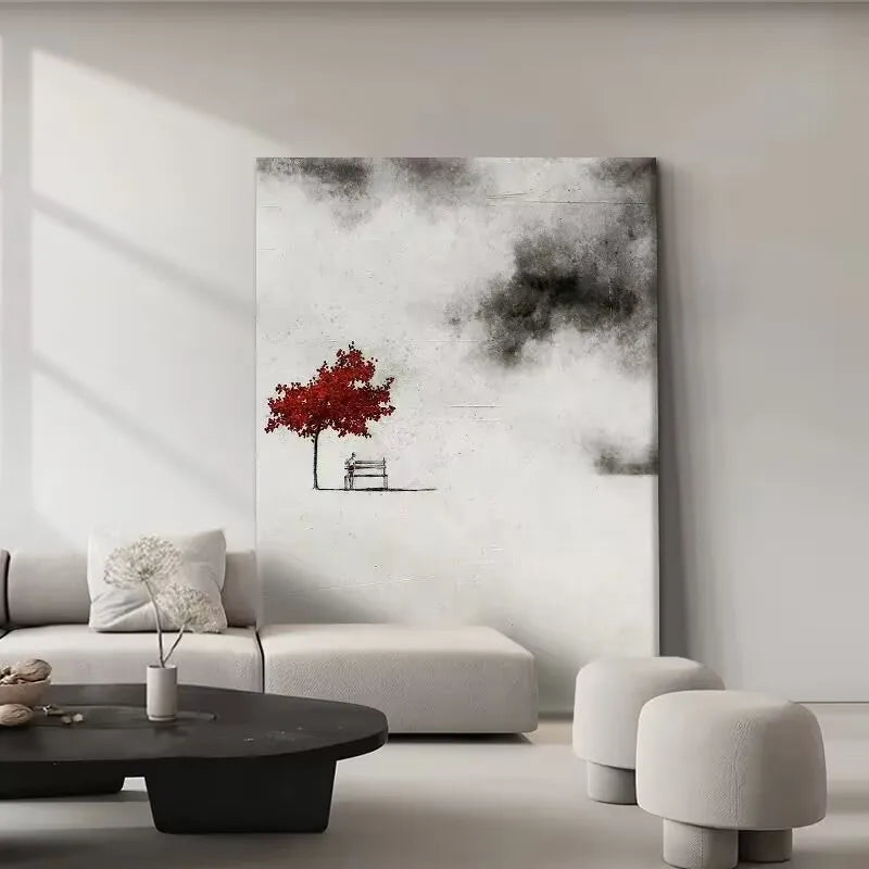 Abstract Nostalgic Art Pure Handmade Oil Painting,Hanging Picture,French Style,New Murals for Living Room,Dining Room, No Framed Peaceful Pleasures Health and Wellness