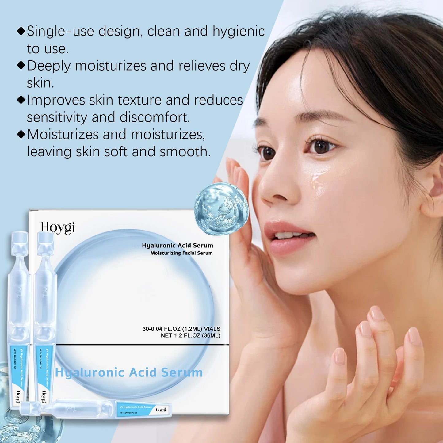 Hoygi Hyaluronic Acid Face Serum 36ml – Deep Moisturizing