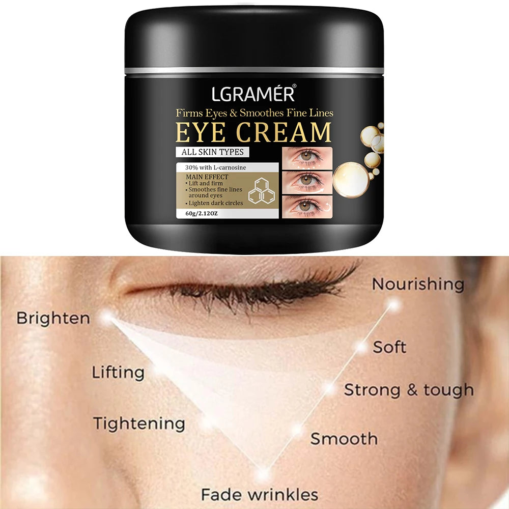 LGRAMER Eye Bag Removal Cream | Collagen, Dark Circles & Firming