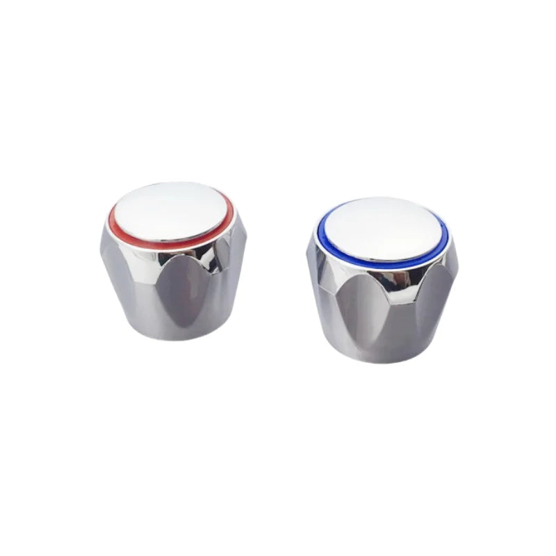 2-Pack Universal Faucet Handle Knob Replacement – Hot & Cold