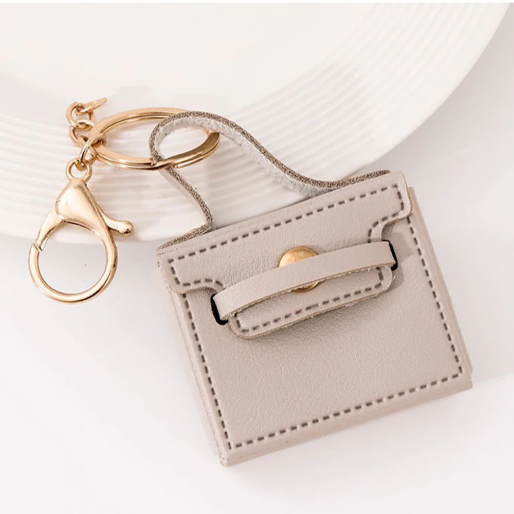 Small Square Bag Creative Mouth Red Envelope Keychain Headphone Car