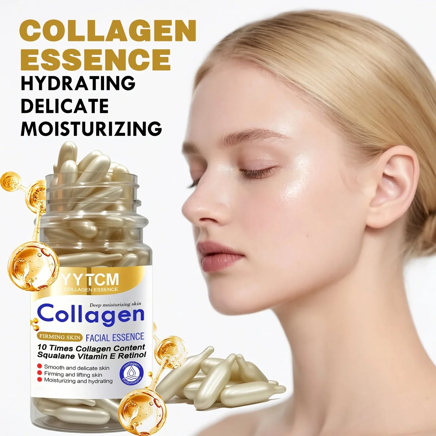Collagen Firming Capsule Serum – Squalane, Retinol & Vitamin E