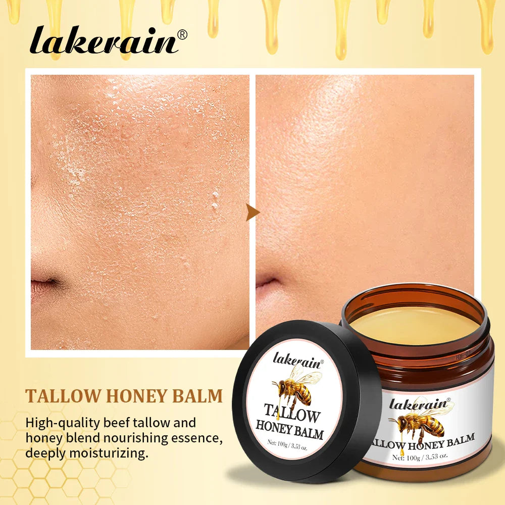 Tallow Honey Balm – Nourishing Face & Body Moisturizer 100g