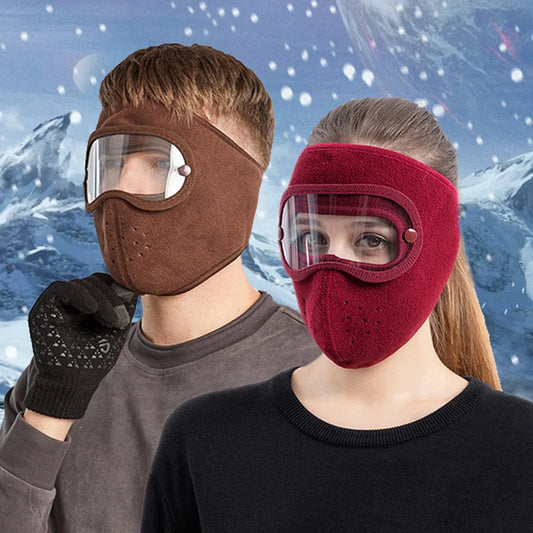 Facial Anti Fog Dust Proof Full Face Headgear Full Face Headgear with Removable Goggles Peaceful Pleasures Health and Wellness