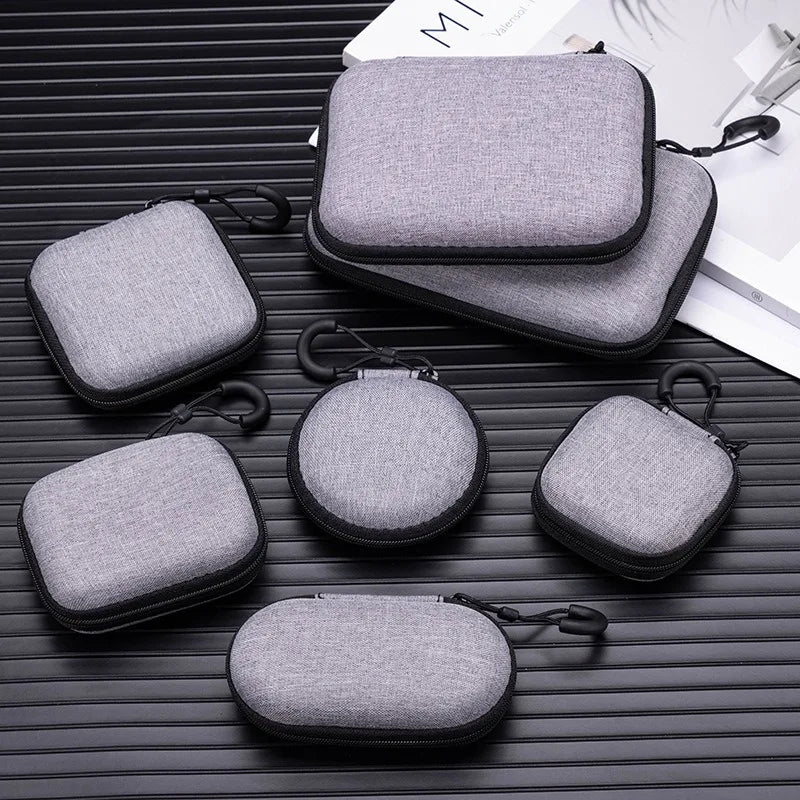Mini Hard EVA Electronics Organizer Bag | Cables & USB Travel Case