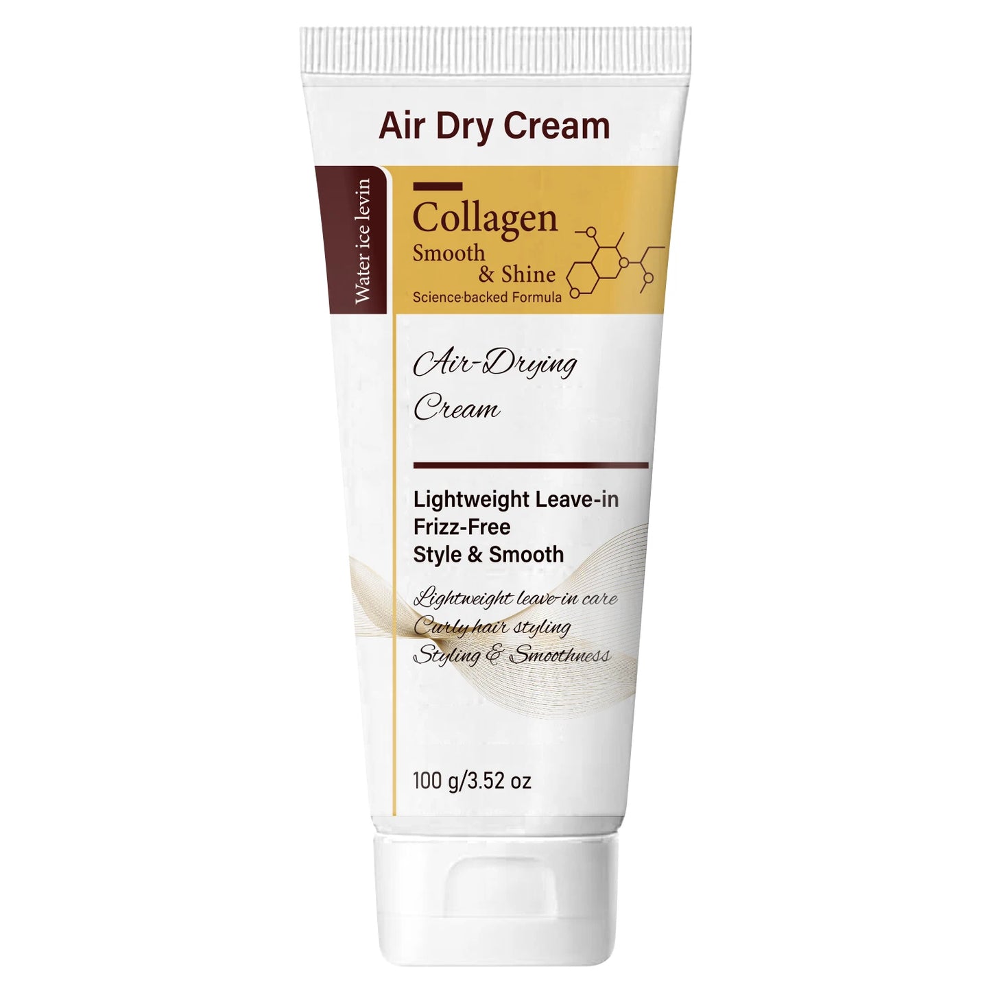 Collagen Leave-In Hair Cream | Frizz-Free Air Dry Styling Leave-In Hair Cream Peaceful Pleasures Health and Wellness Nourishing