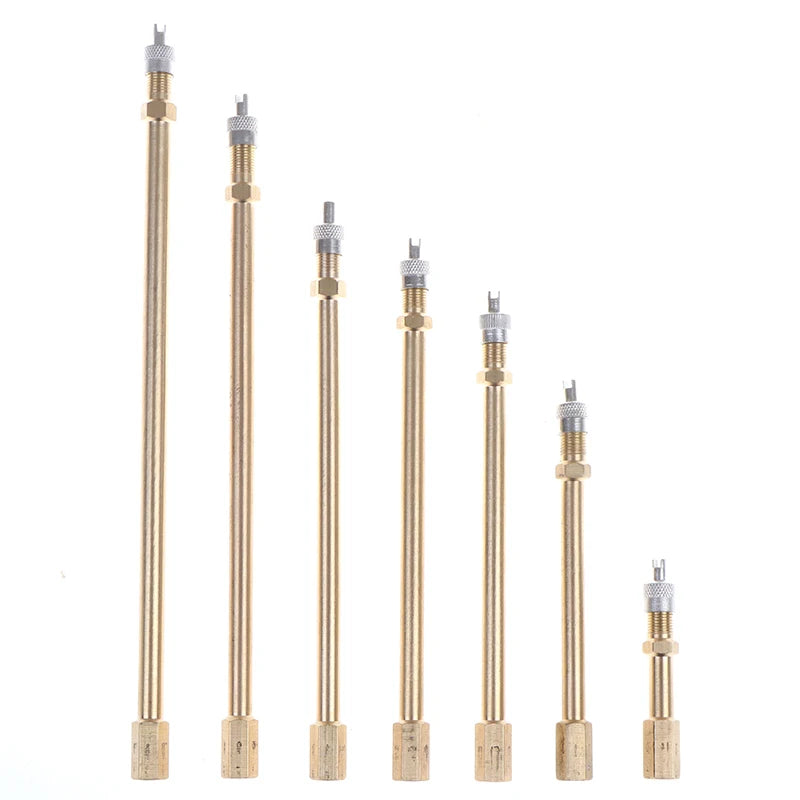 Brass Tire Valve Stem Extender – Car, Truck & Motorcycle