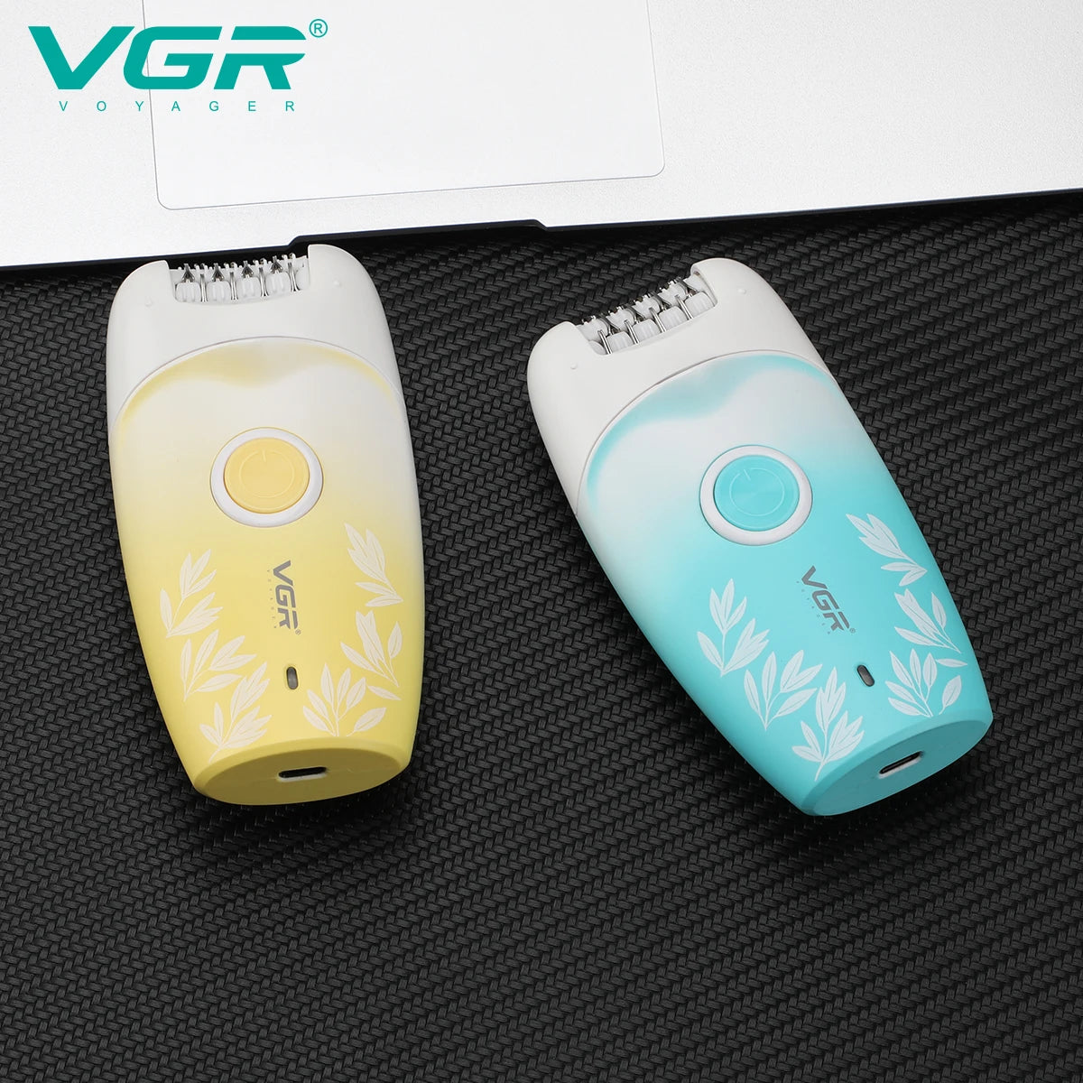VGR 738 Electric Shaver Hair Removal Device Rechargeable Professional Women's Shaver Gradient Hair Removal Device Peaceful Pleasures Health and Wellness