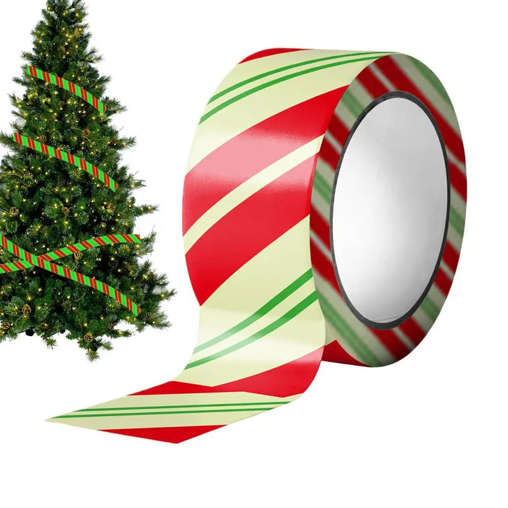Christmas Glowing Caution Tape 16.4ft | Holiday Party Decoration