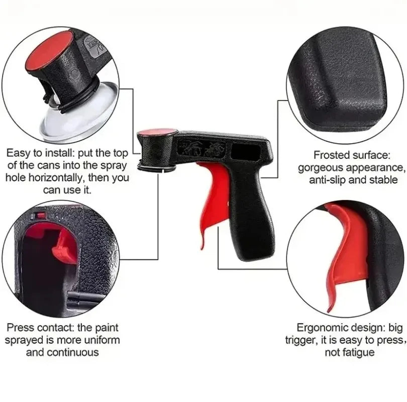 Universal Aerosol Can Spray Gun Trigger Handle – Ergonomic Grip