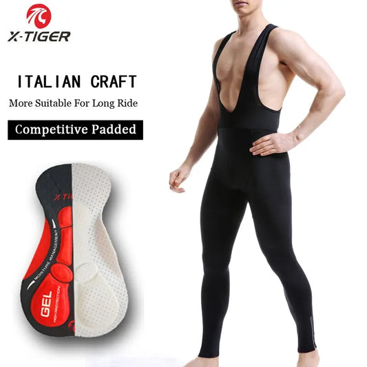 X-Tiger 5D GEL Pad Men's Cycling Bib Pants | MTB Quick-Dry Cycling Bib Pants Oasis Select