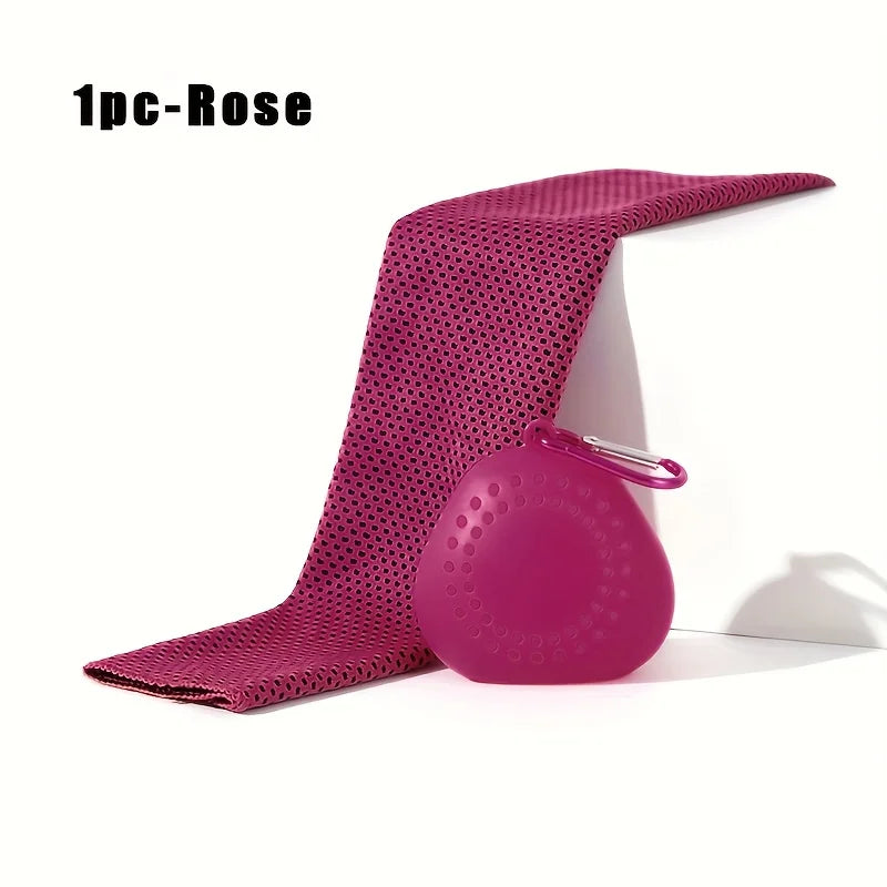 Ice Cooling Microfiber Towel | Quick Dry Sports & Gym Towel