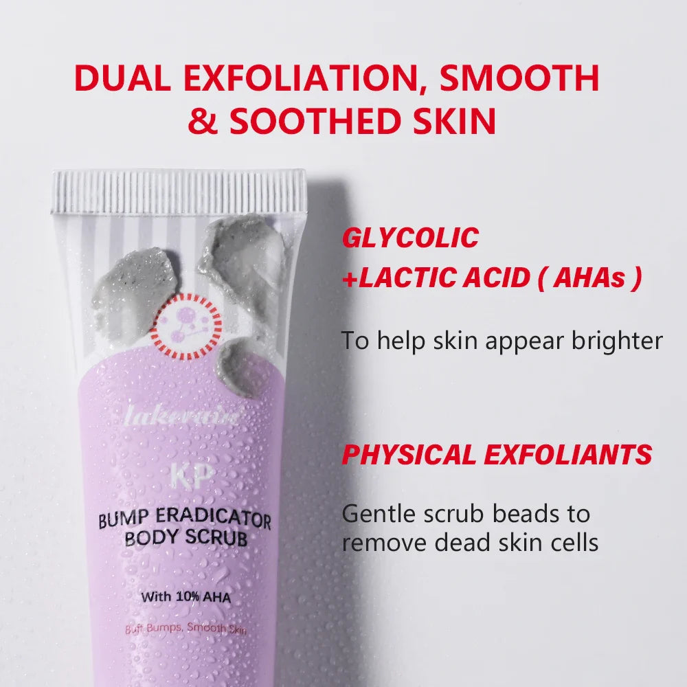 KP Bump Eraser Body Scrub – 10% AHA Dual Exfoliator
