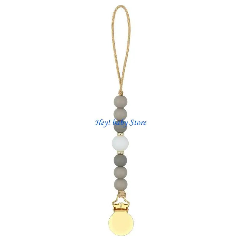 Baby Pacifier Clip Chain | Silicone Dummy Holder & Soother Strap
