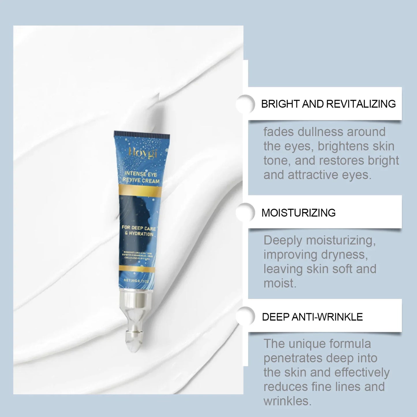 Hoygi Anti-Aging Eye Cream – Dark Circles, Firming & Fine Lines