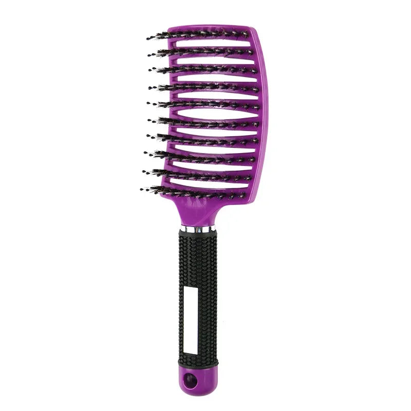 Original Hair Brush Magic Hair Comb Detangling Hair Brush Detangle Lice Massage Comb Women Tangle Hairdressing Salon 2023 Peaceful Pleasures Health and Wellness Purple