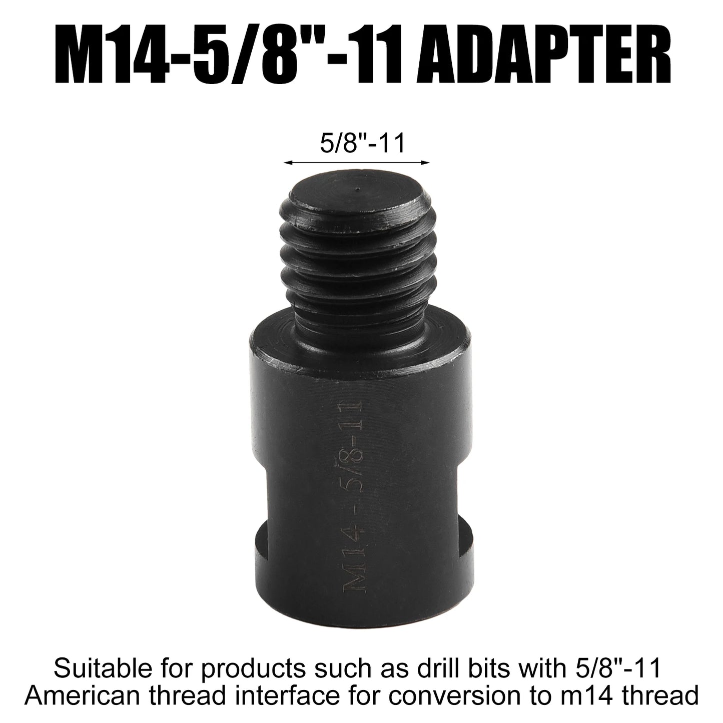 Angle Grinder Adapter Converter M10 M14 5 8-11 Adapte Arbor Connector