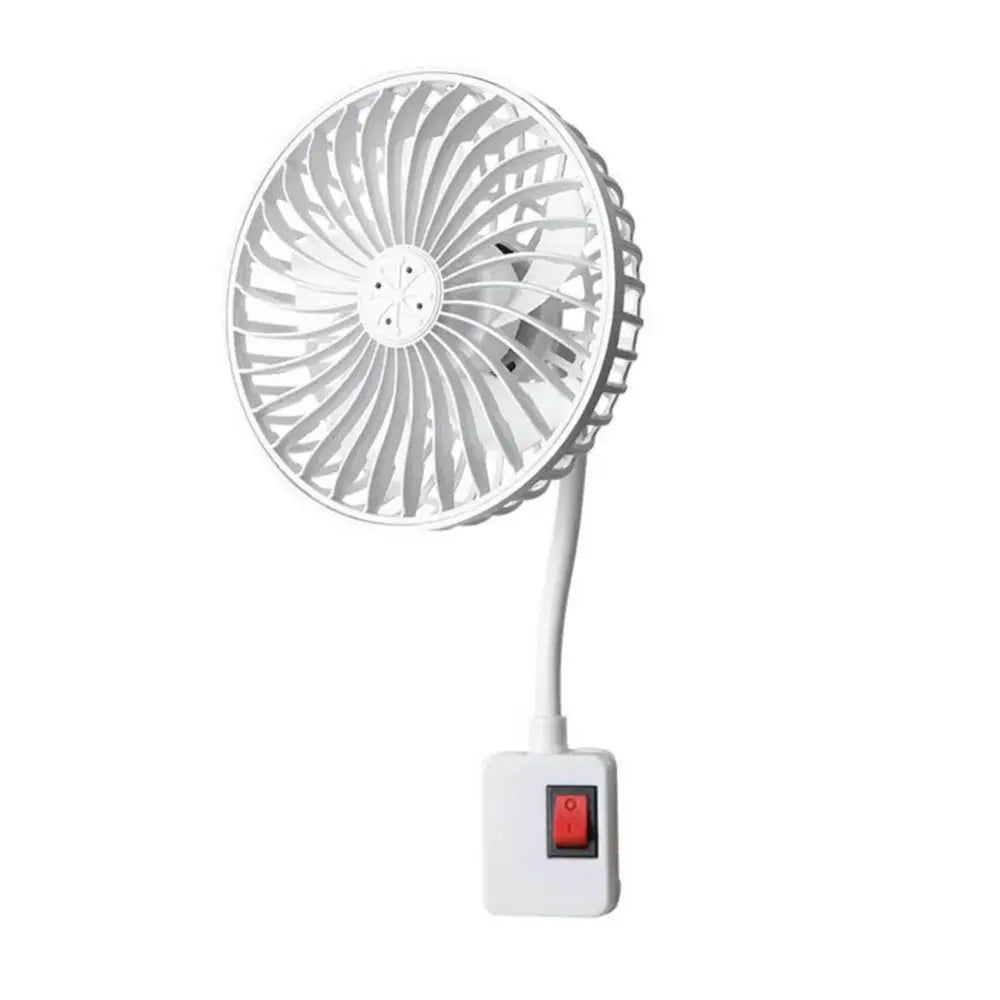 360° Rotatable Wall Socket Fan – Low Noise, Energy Saving
