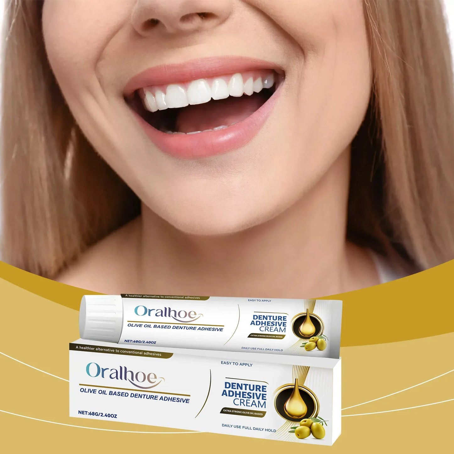 Thermoplastic Denture Reline Kit – Silicone Cushion Adhesive Fix