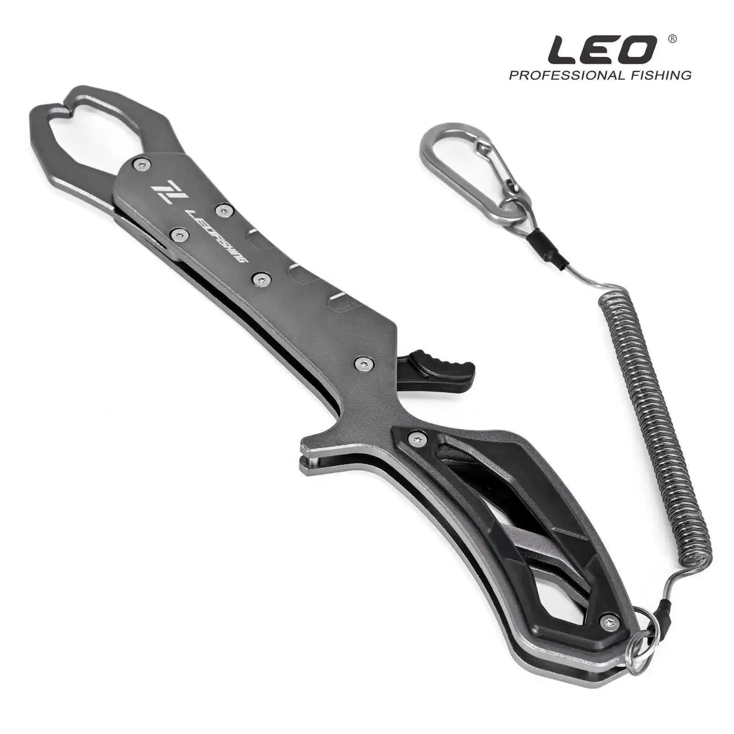 Lure Fishing Pliers Aluminum Alloy Multi-function Fish Gripper Long Nose Pliers for Big Game Fishing with Split Ring and Hook Re Peaceful Pleasures Health and Wellness