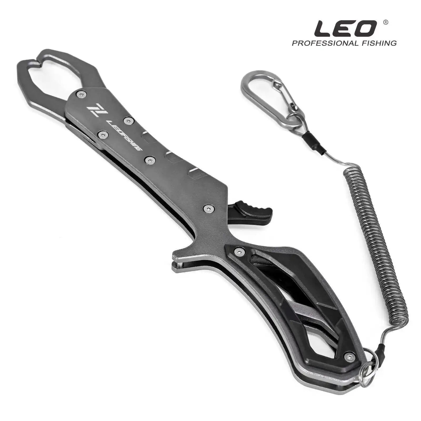 Lure Fishing Pliers Aluminum Alloy Multi-function Fish Gripper Long Nose Pliers for Big Game Fishing with Split Ring and Hook Re Peaceful Pleasures Health and Wellness