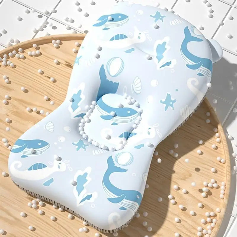 Infant Bath Mat – Ergonomic Baby Bathing Cushion 7–24 Mo