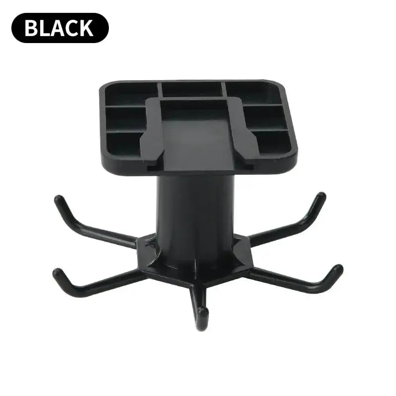Kitchen Hooks Rotating Storage Rack Without Punching Wall-Mounted Kitchenware Supplies Gods Multifunctional Shelves Peaceful Pleasures Health and Wellness G420B