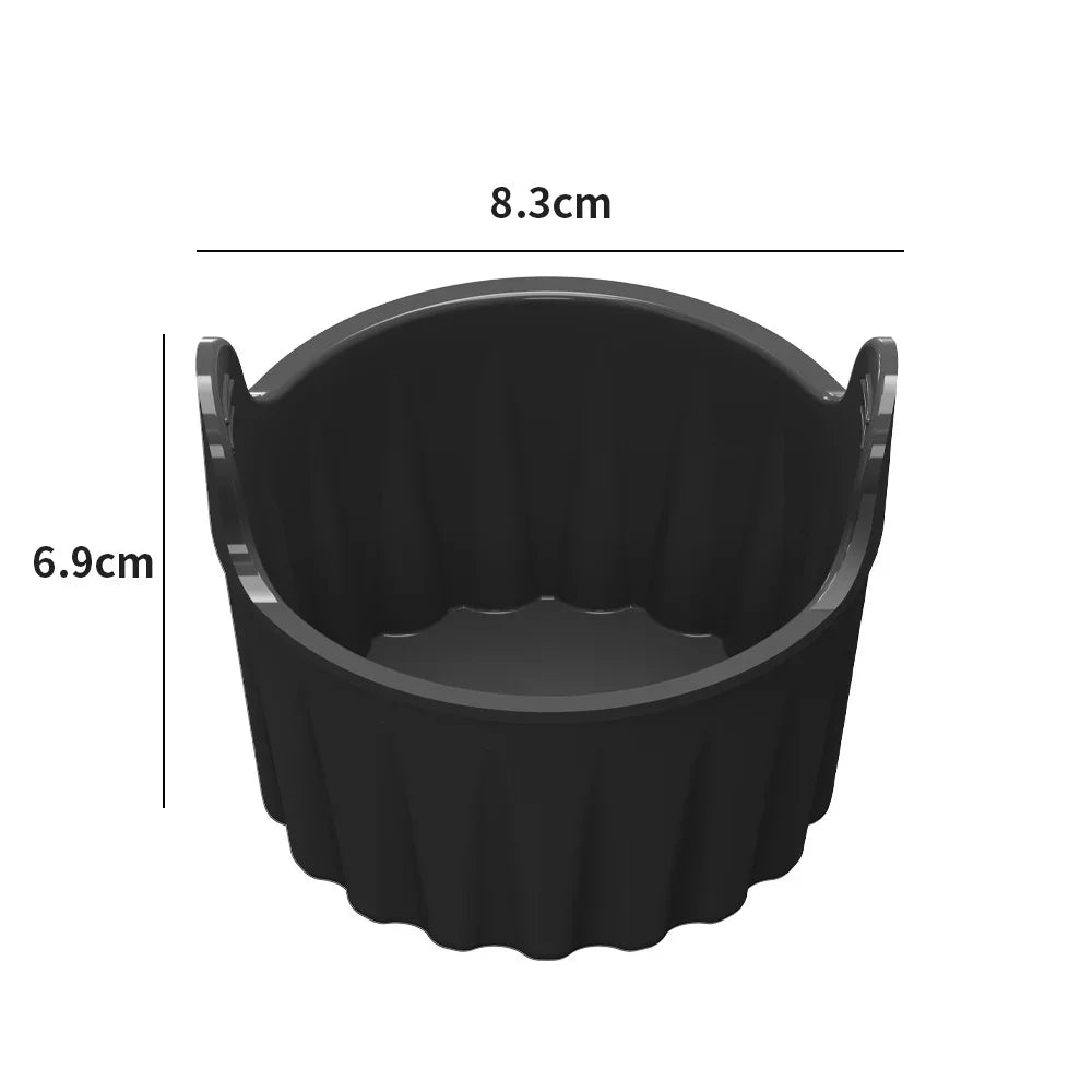 Silicone Egg Poacher Cups Air Fryer Egg Boiler Mold Cup Eggs Cooking Baking Cups for Air Fryer Oven Microwave Kitchen Tools Peaceful Pleasures Health and Wellness black