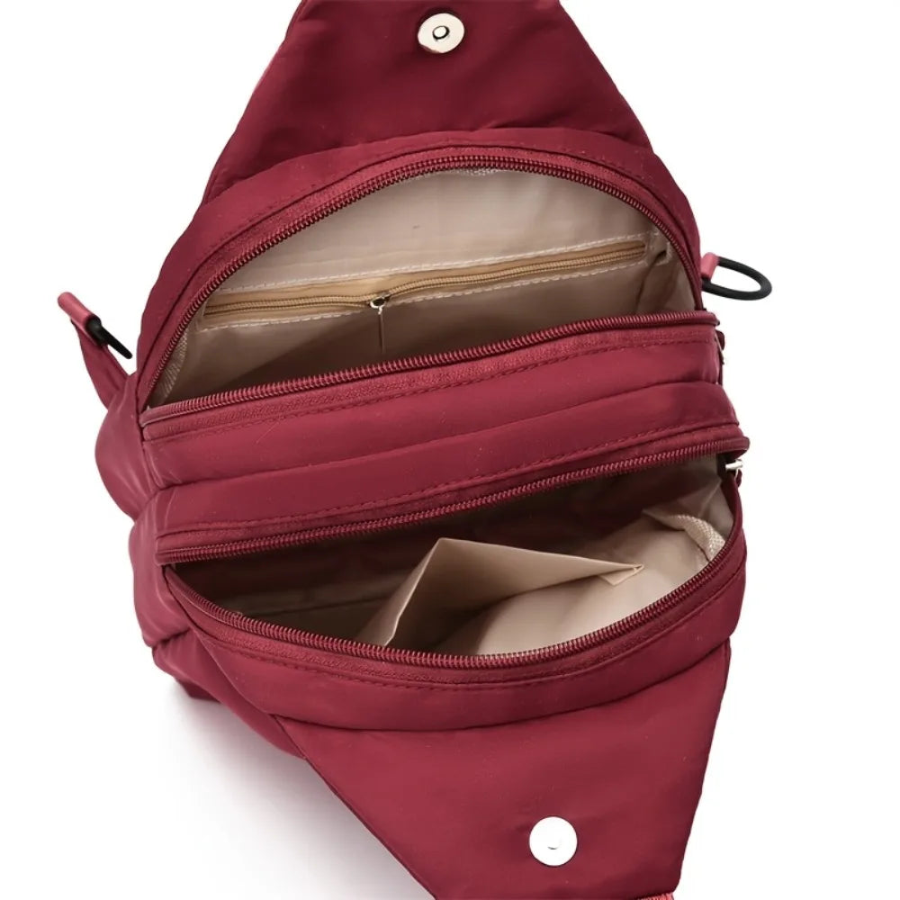 Women's Mini Quilted Backpack – Crossbody & Shoulder Bag
