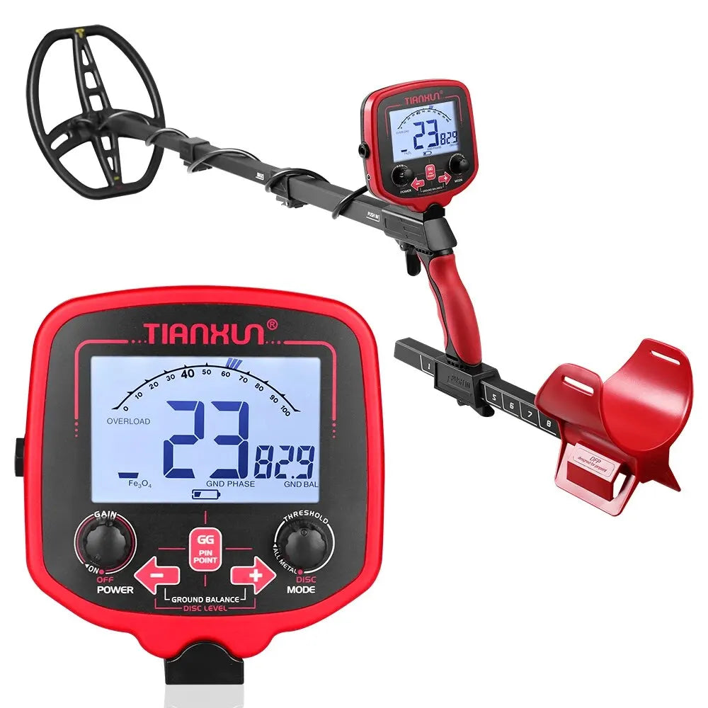Metal Detector TX-850L Gold Metal Detector High Performance Underground Metal Detector Finder Treasure Hunter Gold Prospector Peaceful Pleasures Health and Wellness TX-850L