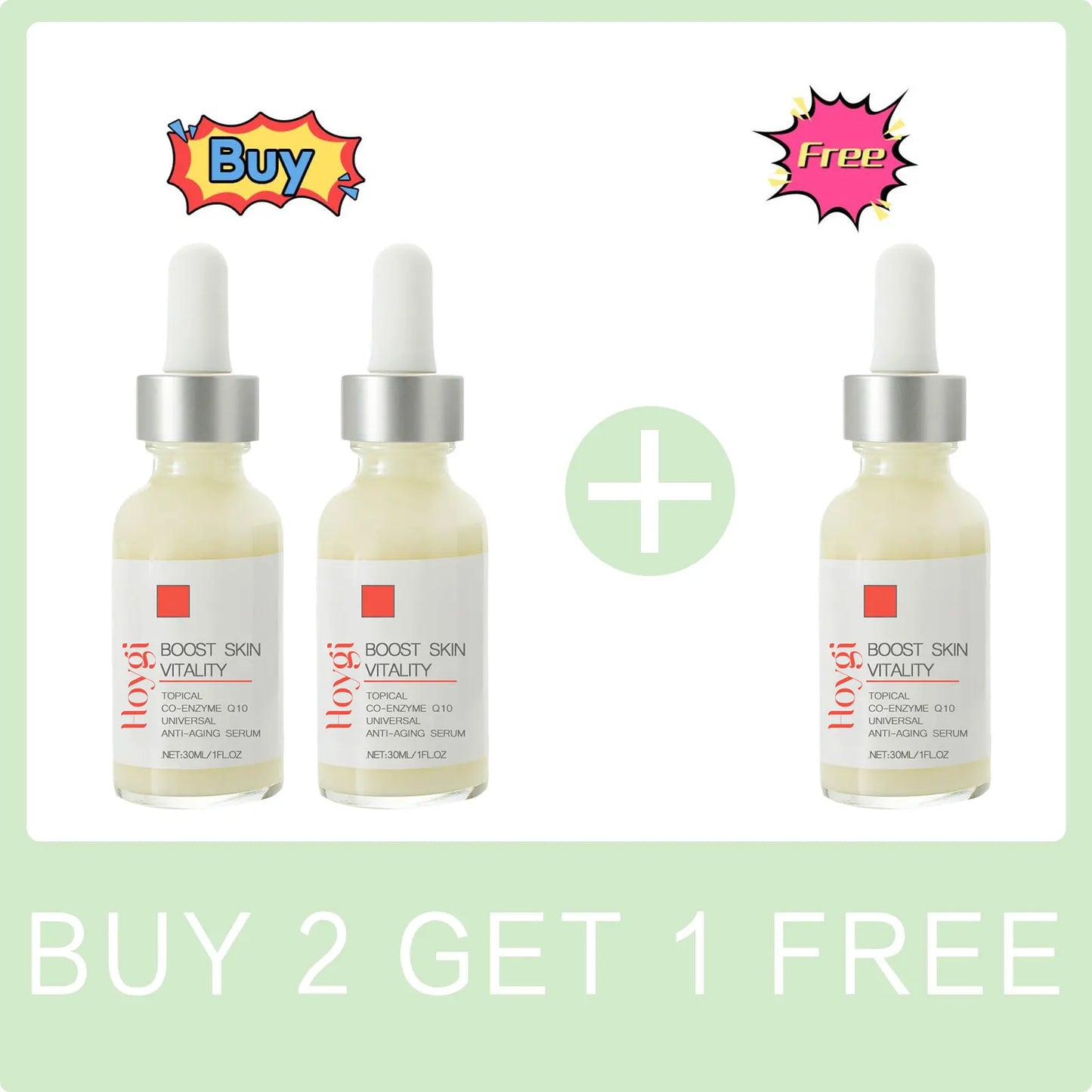 Q10 Coenzyme Face Serum Anti Aging Fade Fine Lines Firming Lifting Incrase Skin Elasticity Antioxidant Oil Control Facial Care Peaceful Pleasures Health and Wellness Buy 2 Get 1 Free