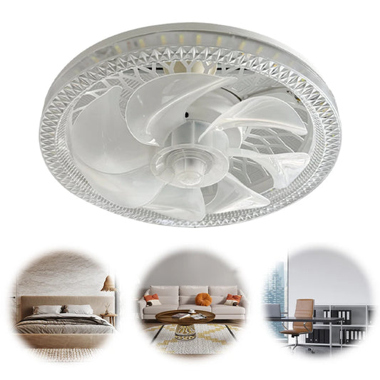 E26/E27 LED Lantern Ceiling Fan with 3-Speed Dimming Light Peaceful Pleasures Health and Wellness 7 x United States