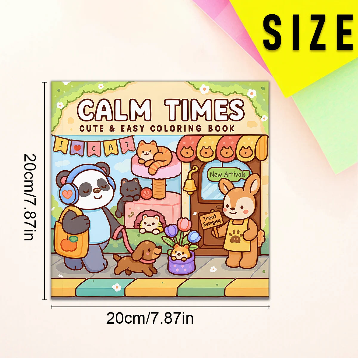 Cozy Coloring Books Adults Bold Easy Patterns Cute Drawing Book