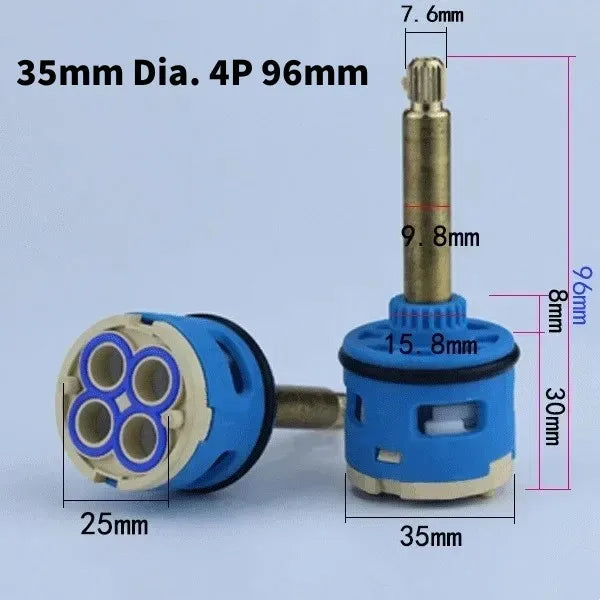 Ceramic Faucet Cartridge Replacement 26–37mm Water Mixer Valve