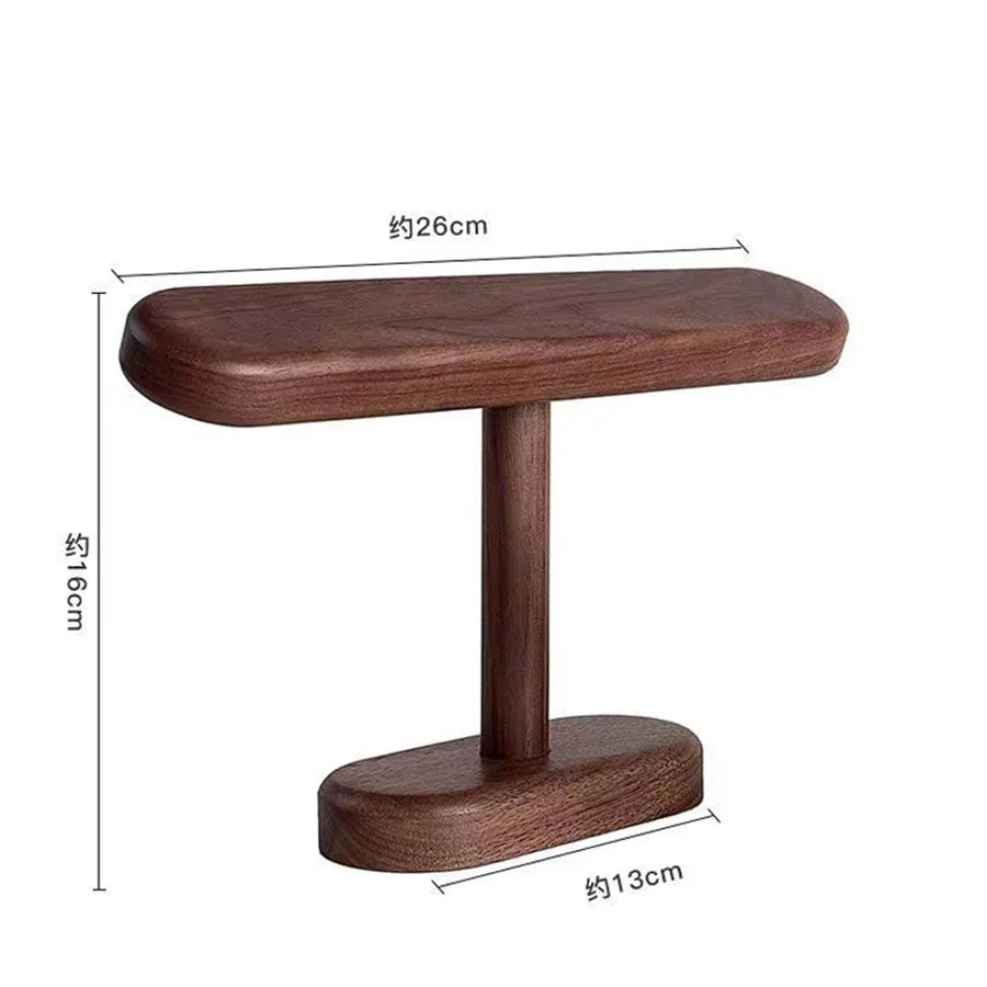 Walnut Wood Watch & Jewelry Display Stand Rack Organizer