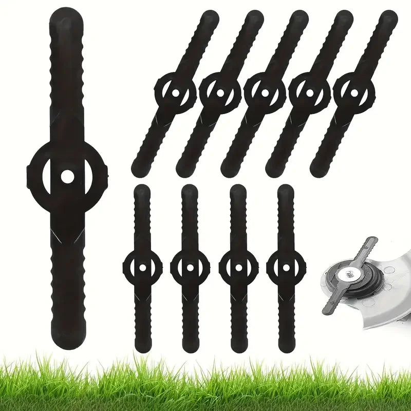 10- Plastic Blade Cutter Replacement Cordless Grass Trimmer Strimmer