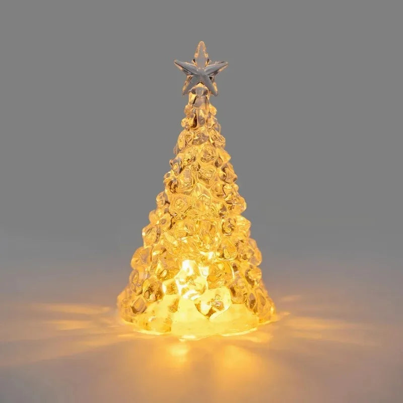 Rainbow Pentagram Crystal Night Light | Bedroom Atmosphere Lamp