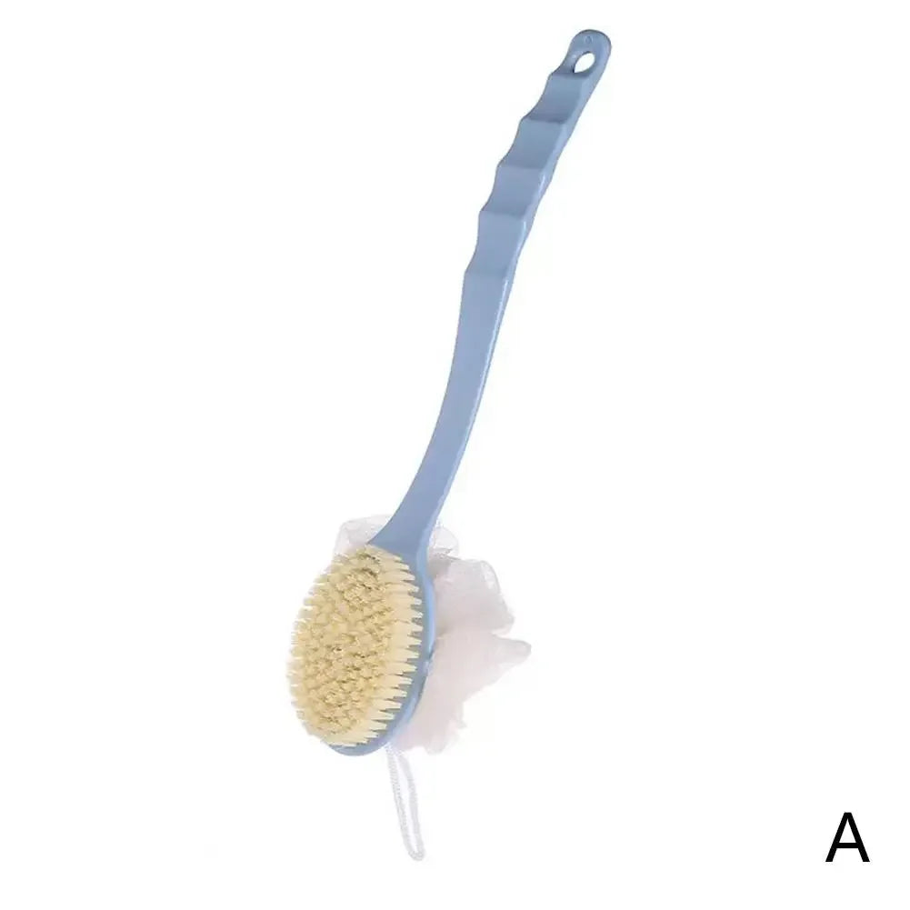 Long Handle Two-Sided Exfoliating Body Back Brush & Massager