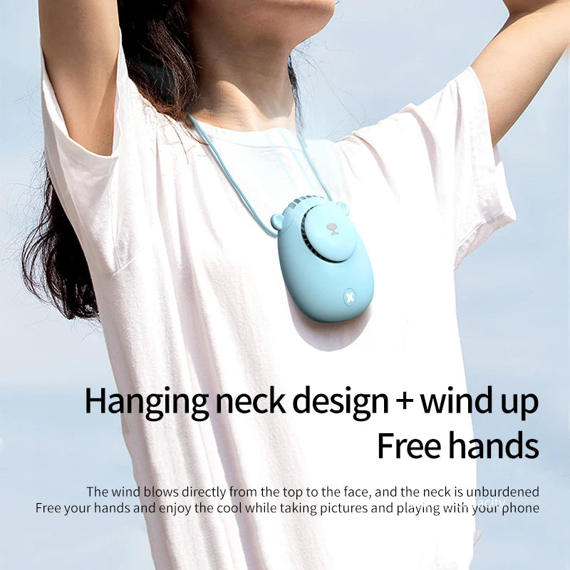 Handheld Summer Portable Fan Rechargeable Personal Fan 3 Speeds Handheld Fan Quiet And Small Fan For Home Camping Outdoor Travel Peaceful Pleasures Health and Wellness