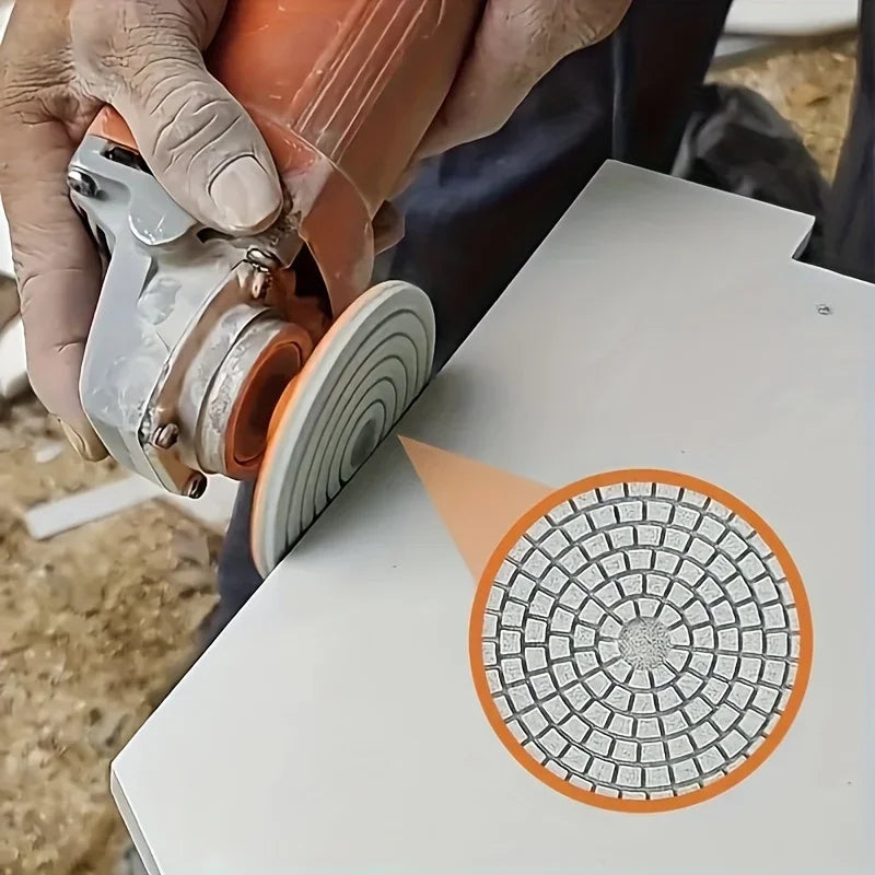 80mm Diamond Polishing Pads – Marble, Granite & Concrete (3 Pack) Peaceful Pleasures Health and Wellness