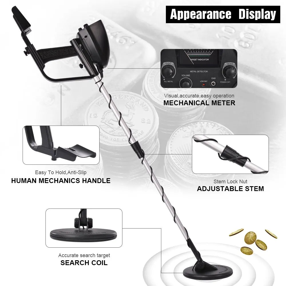 Underground Metal Detector MD-4030 Treasure Hunter Gold Circuit Metales HOT SALE Detecting Gold, Coin, Treasure Hunting Peaceful Pleasures Health and Wellness