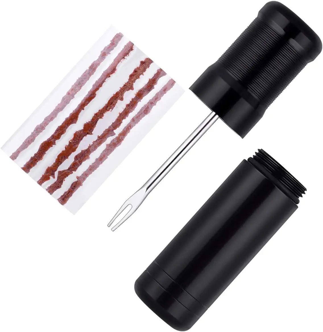 Car Tire Repair Tool Kit Rubber Strip Tubeless Tyre Puncture Studding Plug Universal Patch Set With Rubber Strips Bike Tool Peaceful Pleasures Health and Wellness