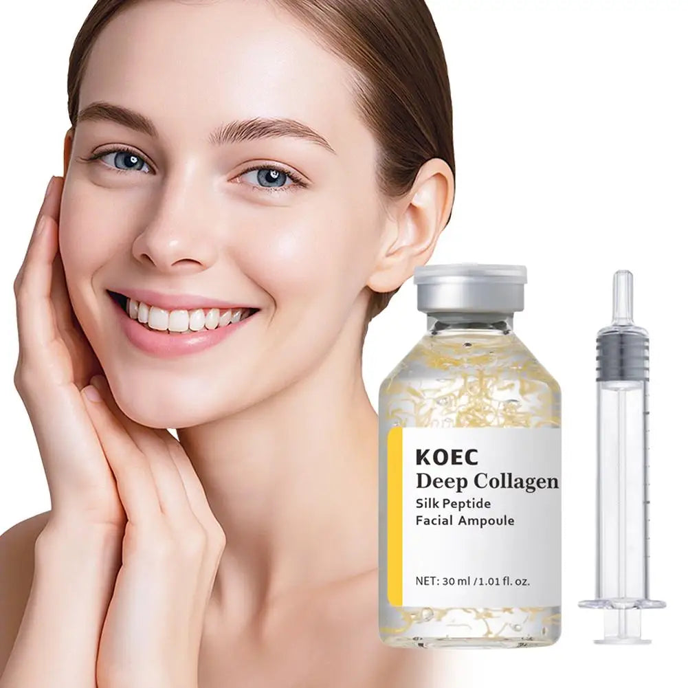 Korean Collagen Silk Peptide Face Serum – Firming & Lifting 30ml