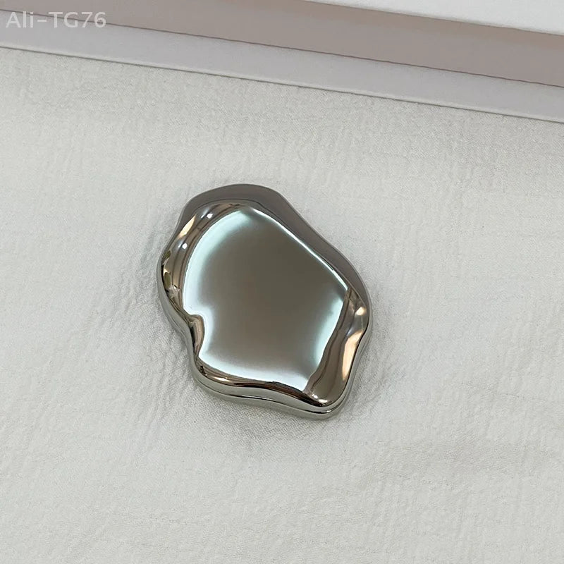 Heart-Shaped Double-Sided Portable Makeup Mirror | Foldable Mini