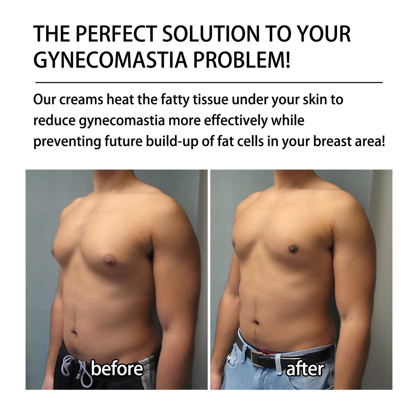 Men's Chest Firming Massage Cream | Lightweight Body Sculpting
