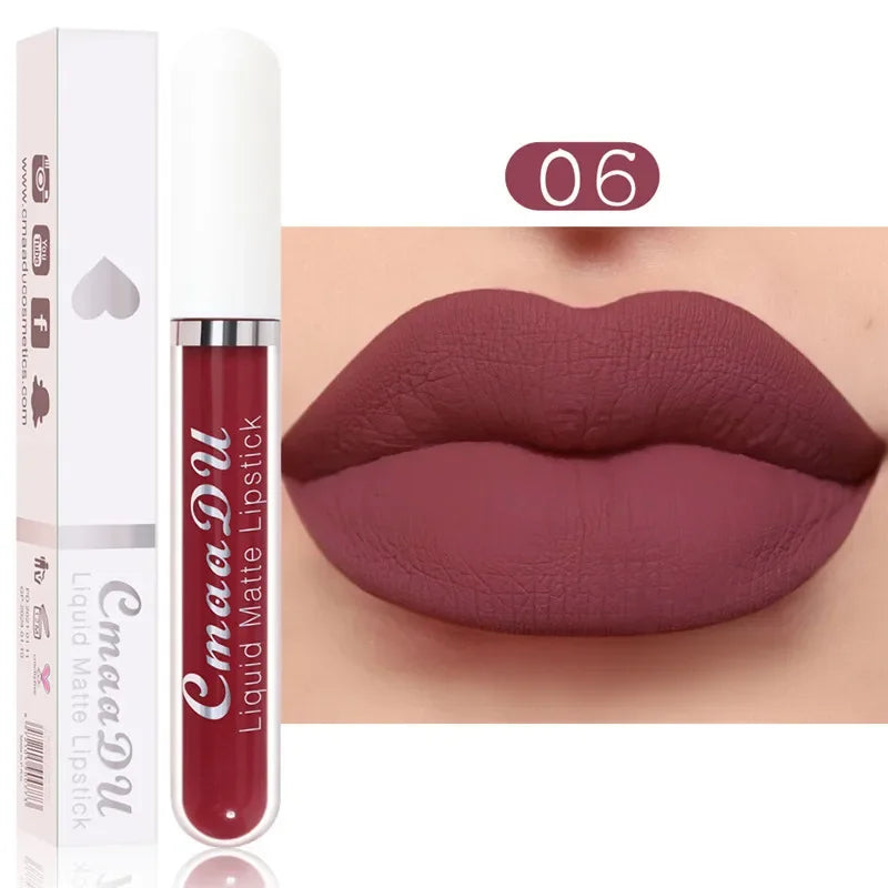 IFANYUO 6-Pc Matte Liquid Lipstick Set – Waterproof Velvet Lip Gloss